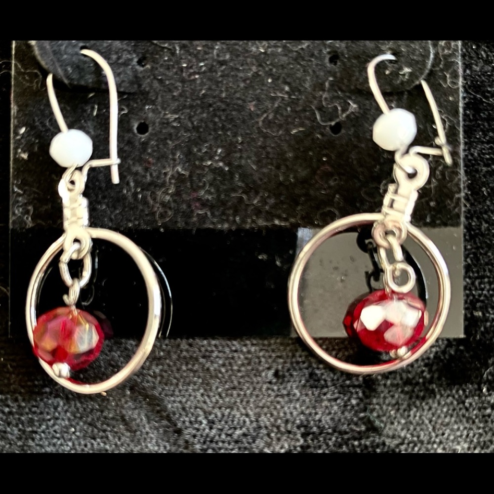 💎4 for $20💎Hand Crafted SilverTone and Bead Earrings